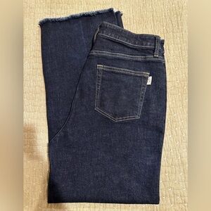 Oliver Logan Aberdeen Wide-Leg Crop Raw Hem Jeans Size 8/29 (Gently Used)